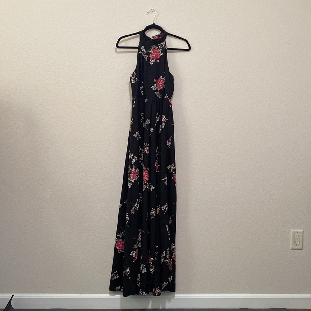 Xtaran 💌Free Shipping Maxi Floral Print Dress Size S